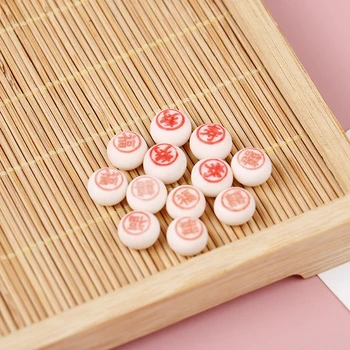 1: 12 Babaház Tartozékok Mini Élelmiszer Játszani Kínai Tészta Mini Torta Szimulációs Modell Agyag