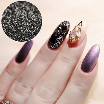 1 db Nail Art Kaviár gyöngyök strassz köröm köröm Micro Pixie crystal nail kövek 3D varázsa Nail Art dekoráció