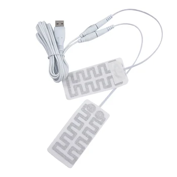 1 Pár Elektromos USB Kesztyű Fűtés Téli Motoros Kesztyű Pad Kesztyű USB Fűtött Pad Elektromos fűtőelem Kesztyű Fűtés