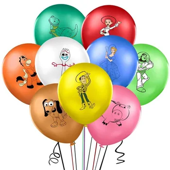 10/20db, 12 colos Rajzfilm Toy Story léggömb, Buzz Lightyear latex ballon Baba Zuhany Szülinapi Party Dekoráció Hős téma a gyerekek ajándék