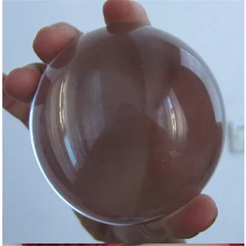 10db 100mm Mágikus Üveg Búra Crystal Ball Gömb Papírnehezék Féltekén Asztal Dekoráció a Fél Labda