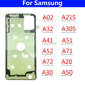 10db/Sok Vissza az akkumulátorfedelet Ajtó matrica Öntapadós ragasztó szalag Samsung A20 a30-as A50 A70 A20S A21S A30S A41 a51-es A71 A32 A52 A72