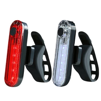 120Lumens Hátsó Kerékpár Lámpa USB Újratölthető Kerékpározás 4 Mód LED-es hátsó Lámpa Vízálló MTB Országúti Kerékpár Lámpa Bicikli Lámpa