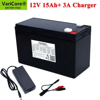 12V 15Ah 18650 lítium akkumulátor, beépített 10A 20A permetező biztonsági kamera biztonsági erő napelem +12,6 V 3A Töltő