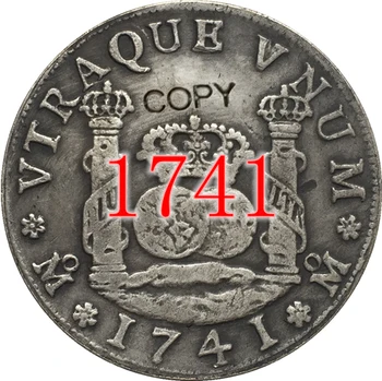 1741-Mexikó MF 4 REALES ÉRME MÁSOLATA