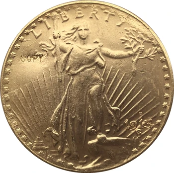 1913-D $20 Szent Gaudens Érme Másolata