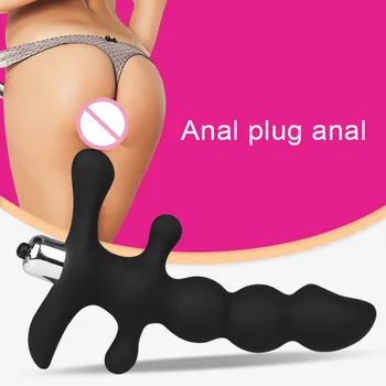 1db Szilikon Anális Plug Vibrátor G-pont Stimuláció Masszírozó Vibrációs Szexuális Játékszerek Férfiaknak a Nők Kifejezetten Alakú Célja A Biztonságos