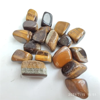 2-4cm természetes Sárga Tigris Szeme kő Illik DIY Kézműves Reiki ásványi Csiszolt drágakő Ékszerek Készítése