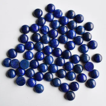 2020 divat kiváló minőségű természetes Lapis Lazuli kerek taxi cabochon gyöngyök 10mm ékszerek Kiegészítők, nagykereskedelmi 50pcs/sok ingyenes