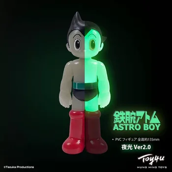 2021 Új Hot 14 cm Astro Bo Eladó Pvc Astro Boy Figura Játékok Világító Verzió Divat Kollekció Játék Modell Szülinapi Ajándék