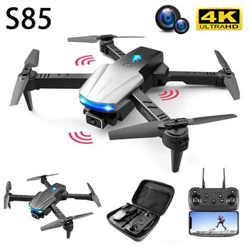 2022 ÚJ S85 PRO Mini Drón 4K HD Profi Kamera FPV Akadály Elkerülése Összecsukható RC Quadcopter Mini Drón Játék Gyerekek Dron