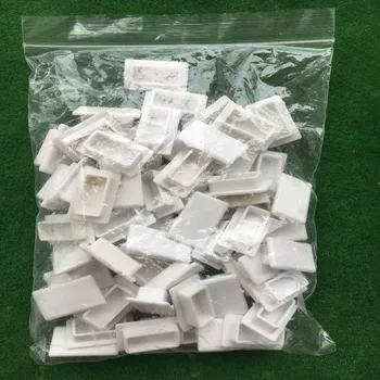 20sets/sok DIY 1/50 Modell Egyszerű Kanapé Fehér Szín Az Építészeti modellezés Táj Modell Játékok