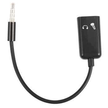 3,5 mm-es Sztereó Audio Splitter Férfi Fejhallgató Fülhallgató + Mikrofon Adapter párok viszont kábelköteg-csatlakozó