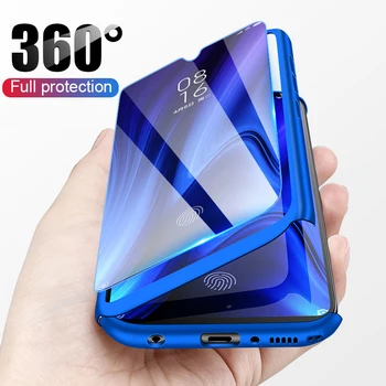 360 Teljes Védő Telefon Esetében a Huawei Y5 Y6 Y7 Y9 Miniszterelnök 2019 O Okos Pluz Z P30 P20 Lite Pro Nova 2i 3 3i 4 Borító Üveg