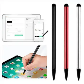 3pcs Magas Minőségű Univerzális Kapacitív Stylus Pen Touch Pen Képernyő Stylus Ceruza Samsung Apple IPad tolltartó, Tablet PC