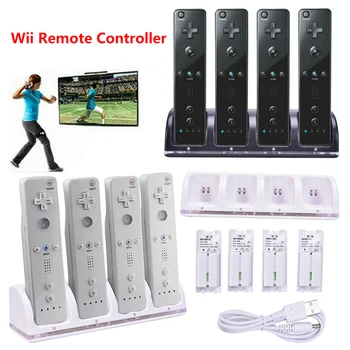4 az 1-ben Wii Remote Kontroller, Újratölthető Akkumulátor Base töltés, Kit A Nintendo