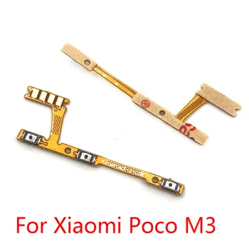 50Pcs/Sok，A Xiaomi Poco M3 főkapcsoló On/Off Gomb a hangerőszabályzó gomb Gomb Flex Kábel
