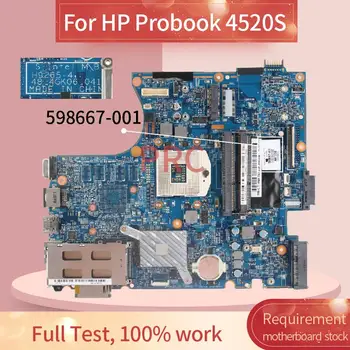 598667-001 598667-601 HP Probook 4520S 4720S HM57 Laptop Alaplap H9265-1 48.4GK06.041 Notebook Alaplap