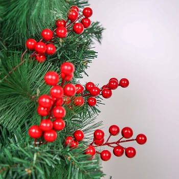 5DB/csomag Mesterséges Növények Karácsonyi Dekoráció Az Otthoni karácsonyfa Dekoráció Esküvő Fesztivál, Dekoráció, Otthon Dekoráció