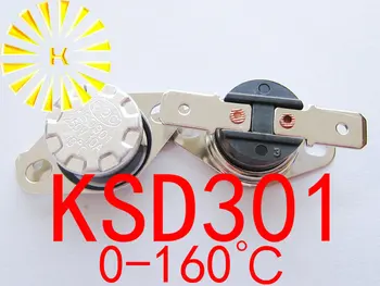 5db x KSD301 0-160 ° C 10A 250V KSD-301 Általában Nyitott/Zárt Hőmérséklet Kapcsoló Termosztát