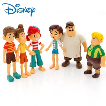 6DB/Set Rajzfilm Film Luca Disney Játékok Tengeri Szörny Anime Figurák Modell Gyűjtemény Hobbi Mini Figura a Gyerekek Születésnapi Ajándék