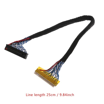8 Bit LVDS Kábel FIX-30 Pin 2ch 17-26inch LCD/LED Panel Vezérlő 25cm