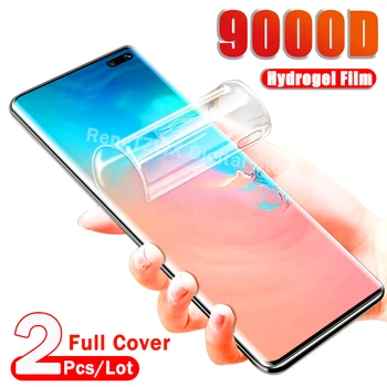 900D Hidrogél Film Samsung Galaxy S21 Ultra Plus S20 FE képernyővédő fólia Megjegyzés 20 Ultra 10 8 9 S9 S20 S10E Lite S10 Nem Üveg