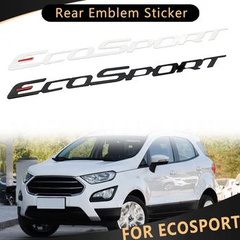 A Ford Ecosport 2013 - 2017 ABS Chrome Autó Külső Hátsó Embléma Matrica Abroncs, Szavak, Sequin Trim Stílus Tartozékok