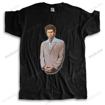 a férfiak legénység nyak póló pamut póló, Stílusos póló a Kramer festmény a Seinfeld a Férfiak nyáron vicces póló férfi felsők euro méret