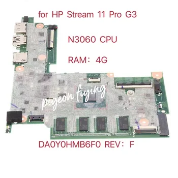 A HP Folyam 11 Pro G3 Laptop Alaplap N3060 CPU 4G RAM 907727-601 907727-001 DA0Y0HMB6F1 REV:F
