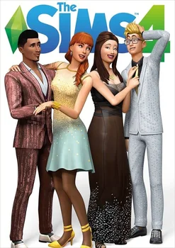 A Sims 4 Plakát, Új Játék, PC, Xbox SELYEM POSZTER Dekoratív falfestés 24x36Inch
