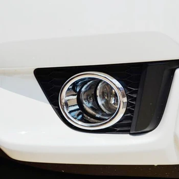 ABS Chrome Honda FIT JAZZ tartozékok 2015 2016 autó stílus Kocsi, első ködfényszóró lámpa keret fedezi berendezés