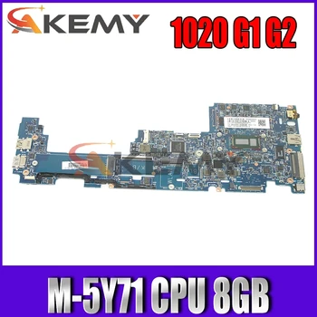 Akemy A HP EliteBook 1020 G1 G2 Laptop Alaplap 6050A2646201-MB-A03 790064-001 790064-601 790064-501 M-5Y71 CPU 8GB