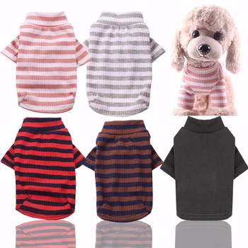 Aljú póló új kutya ruhák macska ruha sokoldalú, rugalmas pamut kényelmes aljú kisállat, kutya ruhák