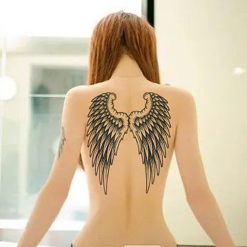 Angyal Szárnyak Raver Karját, Lábát, Body Art, Vízálló Ideiglenes Tetoválás Matrica nők teszik ki Ideiglenes tetoválás