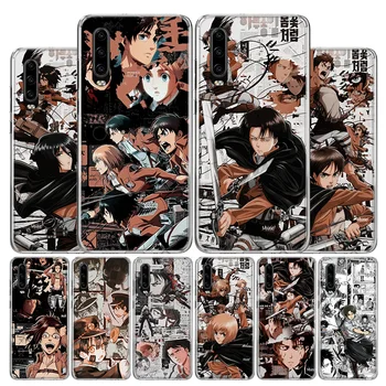 Anime Támadás Titán Manga Telefon Esetében A Huawei P30 Lite P40 P20 Pro P10 P50 Haver 40 30 20 10 Művészet Szabott Puha Borító Fundas