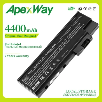 Apexway 6 cellás Laptop Akkumulátor Acer Aspire 9512 9513 9520 9523 3UR18650Y-2-QC236 BT.00603.021 BT.00604.010 BT.00605.005