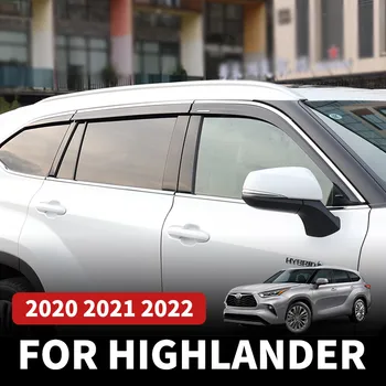 Autó Ablak, esővédő Toyota Highlander XU70 Refit 2020 2021 2022 Autó Tartozékok Eső Homlokát Borító