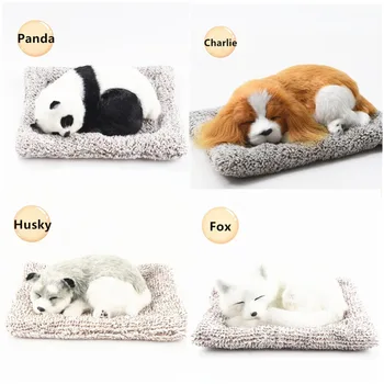 Autó Dísz Cuki Panda Fox Husky Műszerfal Baba, Autó Dekoráció Bambusz Szén Megtisztítani Illatosító Autó Belső Tartozékok