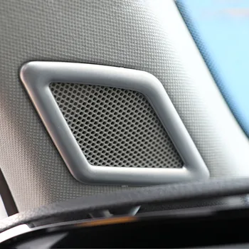 Autó Stílus Egy-Pillér Sztereó Hangszóró Keret Dekorációs Fedelet, Trim Audi Q3 2019 Belső Horn Dekoráció Szénszálas Matricák