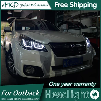 Autó Subaru Outback 2010-2016 Fényszórók DRL Nap, Futó Fény, LED-Bi Xenon Izzó, Ködlámpa Autó Tartozék Outback Fej Lámpa