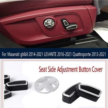 Autó Ülés Oldali Beállító Gomb Fedezze Berendezés Részei, Maserati Ghibli 2014-2021 LEVANTE 2016-2021 Quattroporte 2013-2021