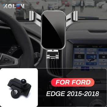 Autós Mobiltelefon tartó Ford EDGE 2015 2016-2018 GPS Gravitációs Állvány Szellőző Különleges Csatlakoztatja a Navigációs Konzol Tartozékok