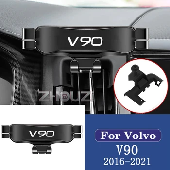 Autós Mobiltelefon tartó Tartók Állni GPS Gravitáció Navigációs Konzol Volvo V90 2016 2017 2018 2019 Autó Tartozékok