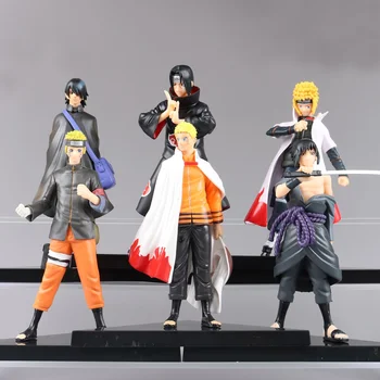 Az Anime a Naruto ábra 6inch Sasuke Gaara Didala Hyūga Hinata Uchiha Itachi akciófigura Modell Díszek, Játékok