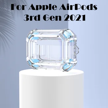 Az Apple Airpods 3 Gen 2021 Átlátszó Esetben Fülhallgató Fedezze PC ütésálló Fedezni Air Pod 3. Tiszta Kristály Esetében Érdekesség