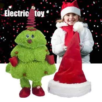 Az éneklés, a Tánc karácsonyfa Mozgó Karácsonyi Kalap Elektromos Gyermekek Játék Gyerek Játékok, Karácsonyi Ajándék