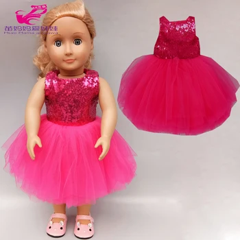 baby doll patry dacnce baba ruha illik 43 cm baba újszülött babák ruhát 18 inch amerikai baba ruha ajándék, ruha játékok