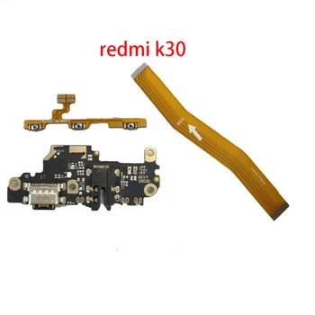 bekapcsolási hangerő LE alaplap alaplap USB töltő port flex kábel mikrofon Xiaomi Redmi K30