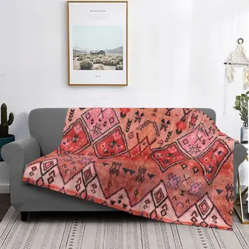 Bohém Tanya Elegáns Keleti Marokkói Stílus Flanel Takarók Textil Dekoráció Többfunkciós Meleg Dobja Takaró Haza Paplan